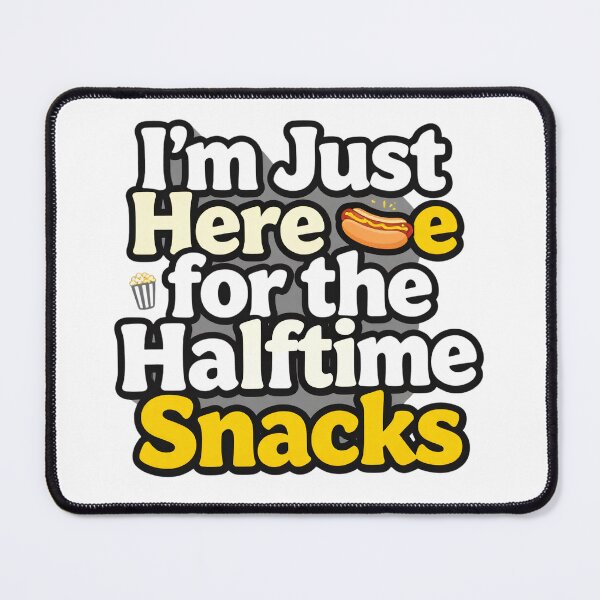 Item preview, Halftime Snacks Hot Dog Popcorn Anti Sports Humor designed and sold by Gallery-yuuna .