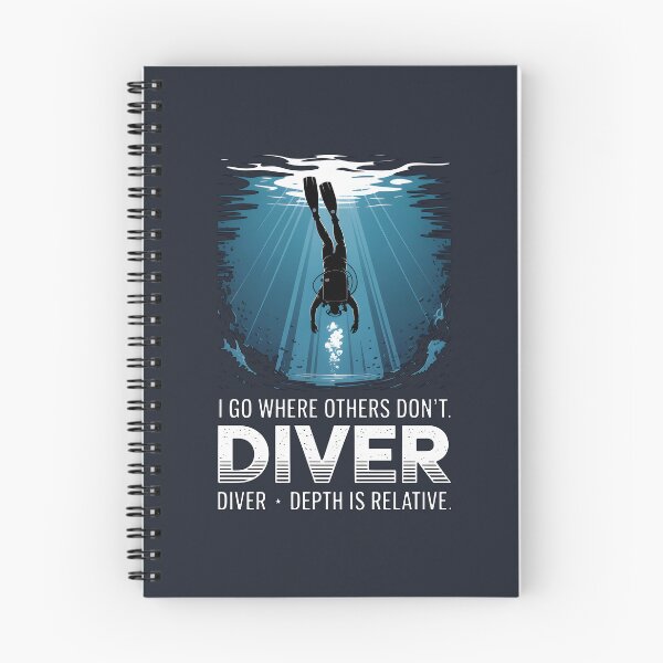 Item preview, Deep Scuba Diver I Go Where Others Don't Ocean Graphic  designed and sold by Enea Kelo.