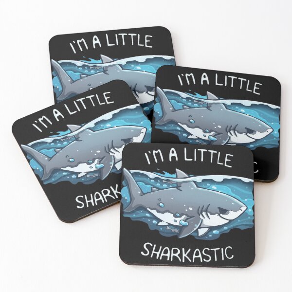 Item preview, I'm a Little Sharkastic - Funny Sarcastic Shark Pun designed and sold by haitrieuic96.