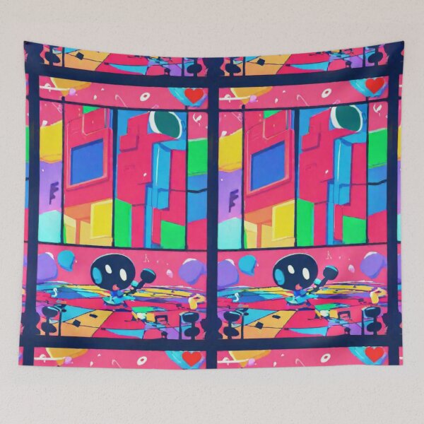 Item preview, Art - Pop Art Illustration, Abstract Colorful Urban Composition designed and sold by Zone--Gaming.