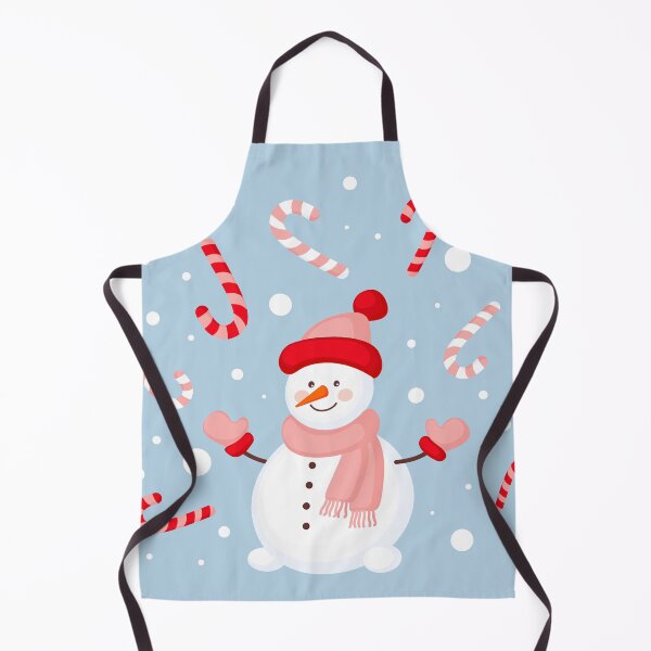Item preview, Cute Christmas Snowman with Candy Canes, Winter Holiday Greeting designed and sold by CHERRY--SHOP.