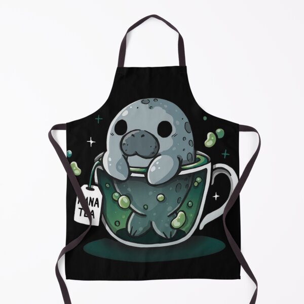 Item preview, Mana-Tea Cute Manatee in Teacup Pun Aesthetic designed and sold by haitrieuic96.
