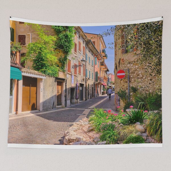 Item preview, Colourful Bardolino Old Town Street designed and sold by Violaman.