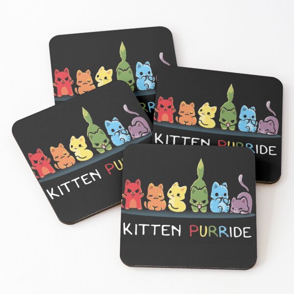 Item preview, Kitten Purride - Cute Rainbow Cat LGBTQ Pride Design designed and sold by haitrieuic96.