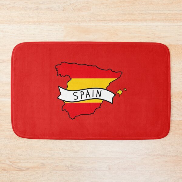 Item preview, Spain Flag Map | Spanish Flag Country Map | Patriotic Spain Gift | Travel Souvenir Design designed and sold by ronakris009.
