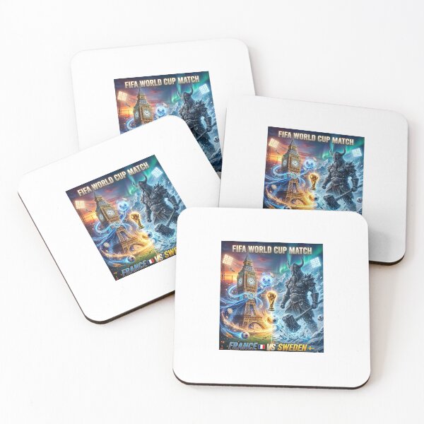 Item preview, France vs Sweden Eiffel Tower Viking Hammer Sticker — Time Portal vs Thor World Cup 2026 Soccer Decal designed and sold by VikrantCreative.