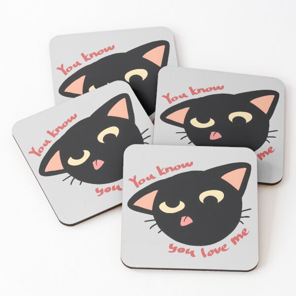 Item preview, You Know You Love Me Silly Black Cat designed and sold by Deep Descent.