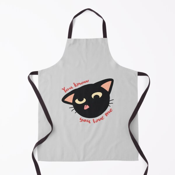 Item preview, You Know You Love Me Silly Black Cat designed and sold by Deep Descent.
