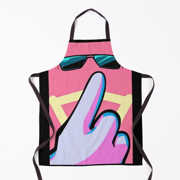 Item preview, Art - Pop Art Illustration, Pink Glow and Yellow Stained Glass designed and sold by Zone--Gaming.
