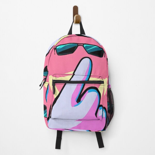 Item preview, Art - Pop Art Illustration, Pink Glow and Yellow Stained Glass designed and sold by Zone--Gaming.