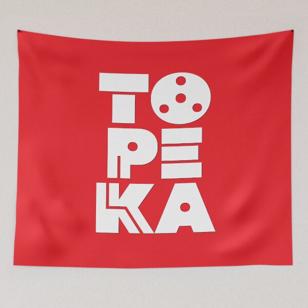 Artikelvorschau, Topeka, Hauptstadt von Kansas, Weltstadt entworfen und verkauft von CharlottePlaceArt.