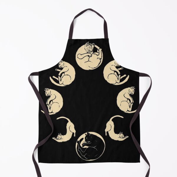 Item preview, Minimalist Sleeping Cat Cycle - Phases of the Cat Aesthetic Art designed and sold by haitrieuic96.