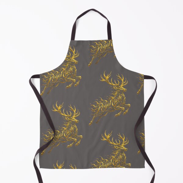Item preview, Golden Celestial Stag Majestic Deer Floral Horns Art designed and sold by RoyalEarthstore.