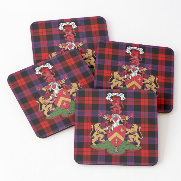Item preview, Brown Coat of Arms and Modern Tartan designed and sold by Kirrindy Designs.