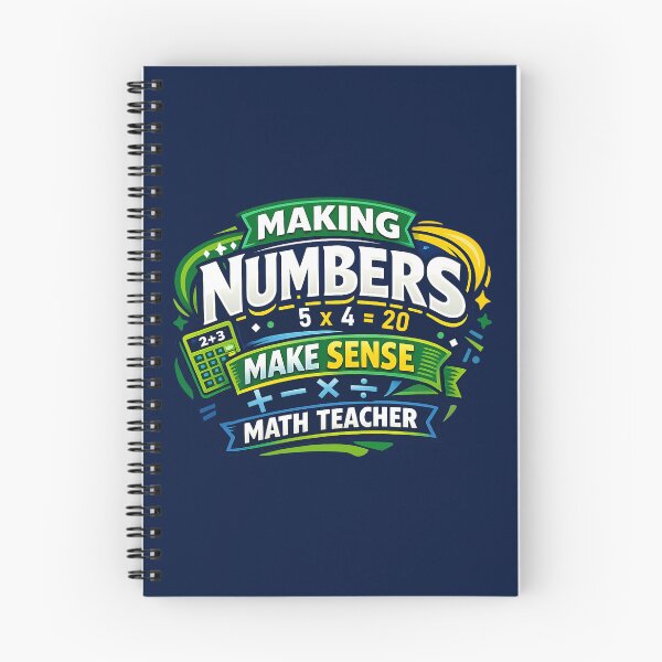 Item preview, Math Teacher Making Numbers Make Sense | Mathematics Classroom Design designed and sold by Nubrixa-Studio.
