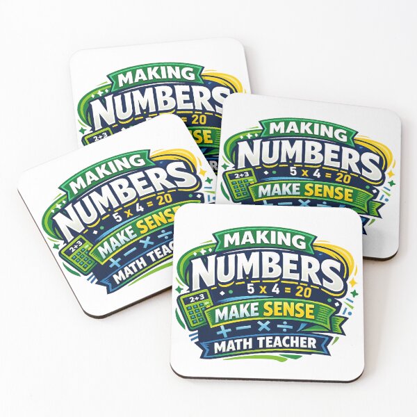 Item preview, Math Teacher Making Numbers Make Sense | Mathematics Classroom Design designed and sold by Nubrixa-Studio.