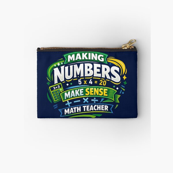 Item preview, Math Teacher Making Numbers Make Sense | Mathematics Classroom Design designed and sold by Nubrixa-Studio.