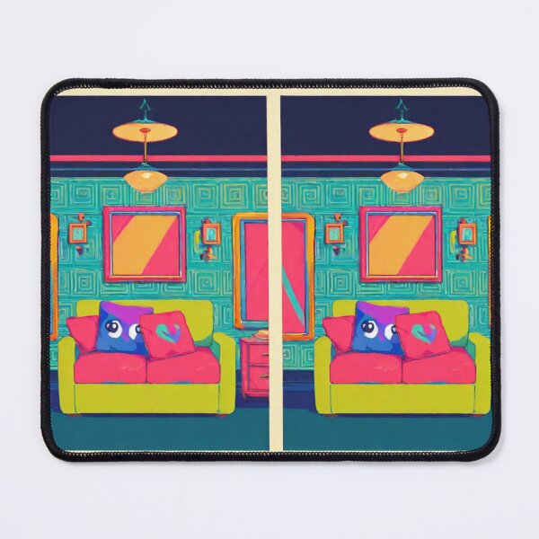 Item preview, Art - Pop Art Living Room Illustration, Playful and Bold Ambiance designed and sold by Zone--Gaming.
