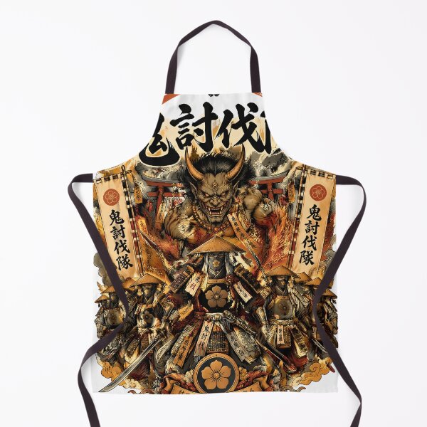 Item preview, Oni Slayer Samurai Art – Japanese Demon Battle Dark Fantasy designed and sold by kaxymax.