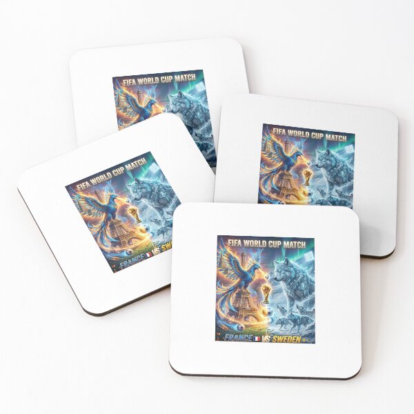 Item preview, France vs Sweden Phoenix vs Ice Wolf Sticker — Eiffel Fire Bird vs Norse Wolf Pack World Cup 2026 Decal designed and sold by VikrantCreative.