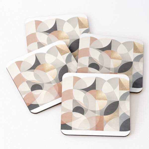 Item preview, Geometric Harmony | Modern Abstract Wall Art designed and sold by rigelcreation.