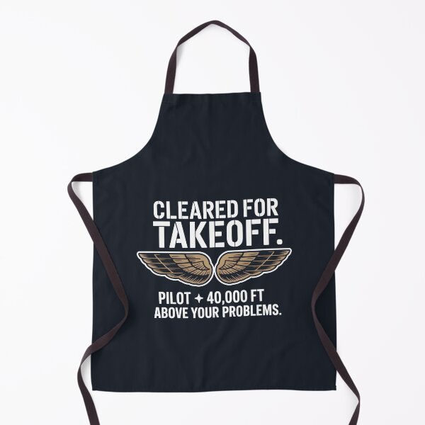Item preview, Pilot Cleared For Takeoff Aviator Wings Quote designed and sold by Enea Kelo.