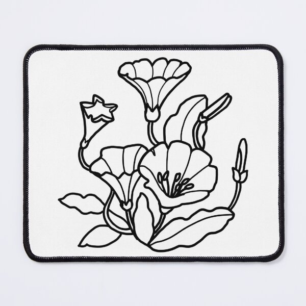 Item preview, Morning Glory Flower Line Art | Bold Floral Botanical Illustration designed and sold by IwonaKpn.