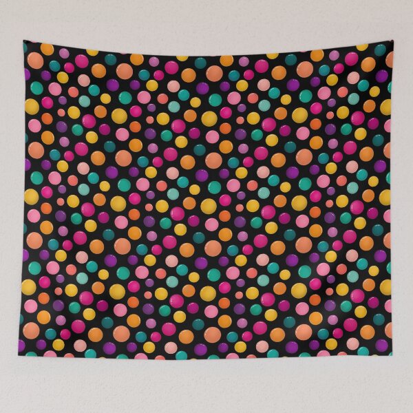 Item preview, Colorful Glossy Polka Dot Seamless Pattern designed and sold by Little Wimbly.