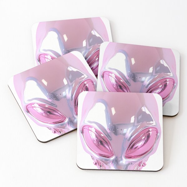 Item preview, Metallic Pink Alien Head Sculpture designed and sold by Lilith.3x313 Vault.