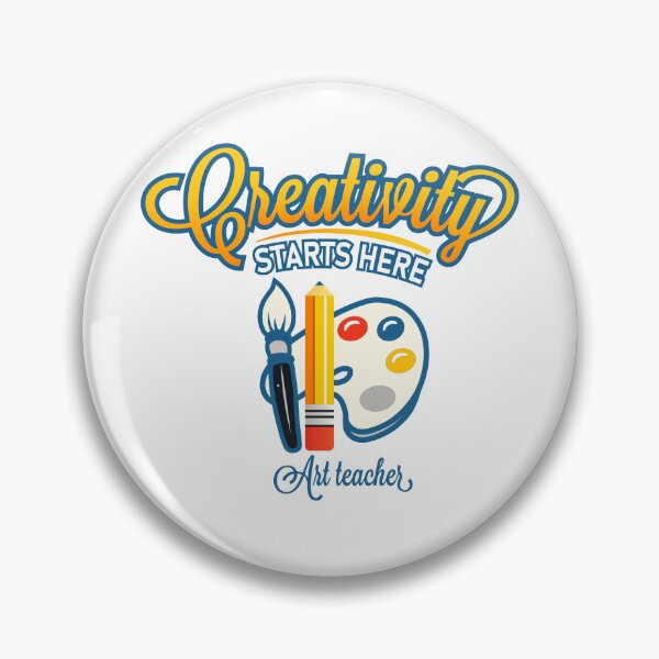 Item preview, Art Teacher Creativity Starts Here | Creative Classroom Design designed and sold by Nubrixa-Studio.
