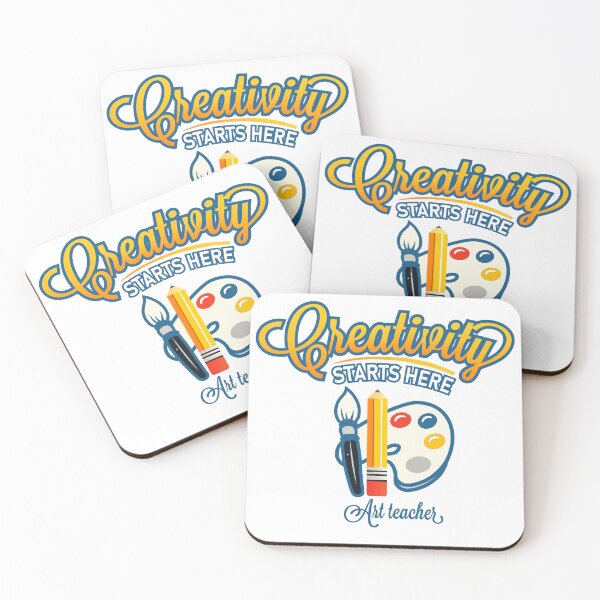 Item preview, Art Teacher Creativity Starts Here | Creative Classroom Design designed and sold by Nubrixa-Studio.