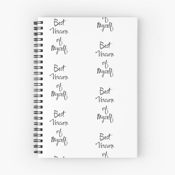 Item preview, Best Vesion of Myself typography design designed and sold by Swati's Digital Den.