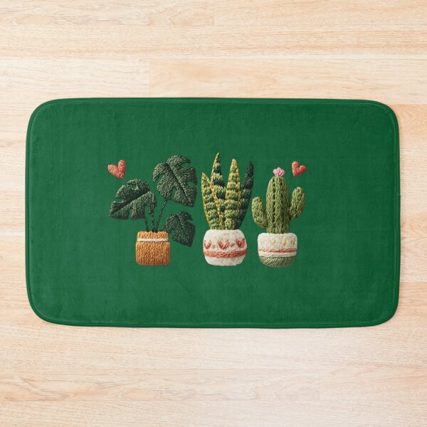 Item preview, Embroidered Houseplants Botanical Collection designed and sold by MegaNovaArt.
