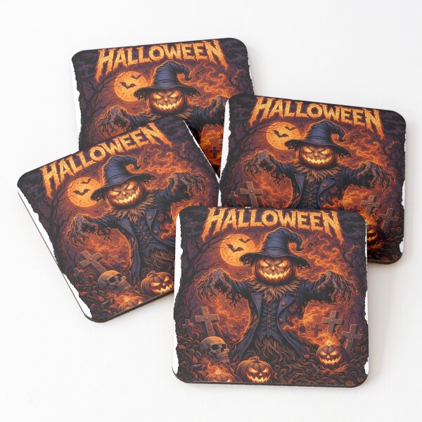 Item preview, Halloween Pumpkin Scene T-Shirt  designed and sold by InkForge Studio.