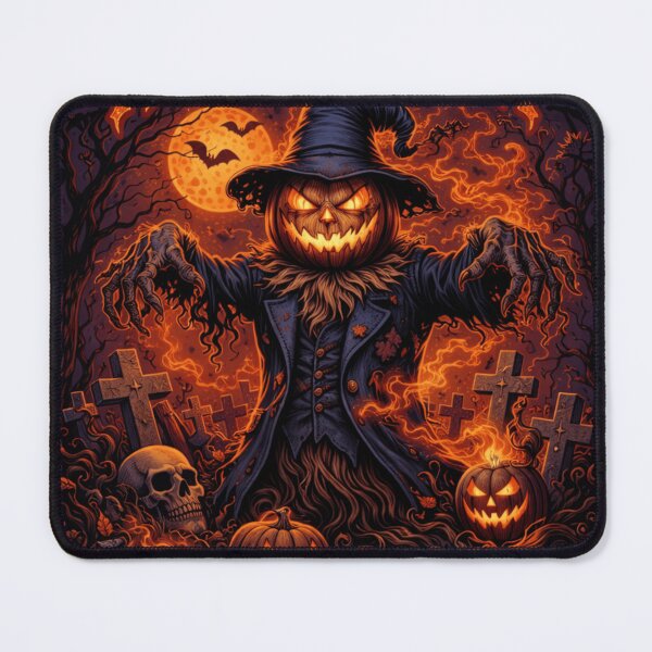 Item preview, Halloween Pumpkin Scene T-Shirt  designed and sold by InkForge Studio.