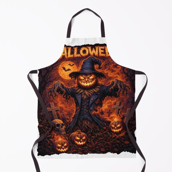 Item preview, Halloween Pumpkin Scene T-Shirt  designed and sold by InkForge Studio.