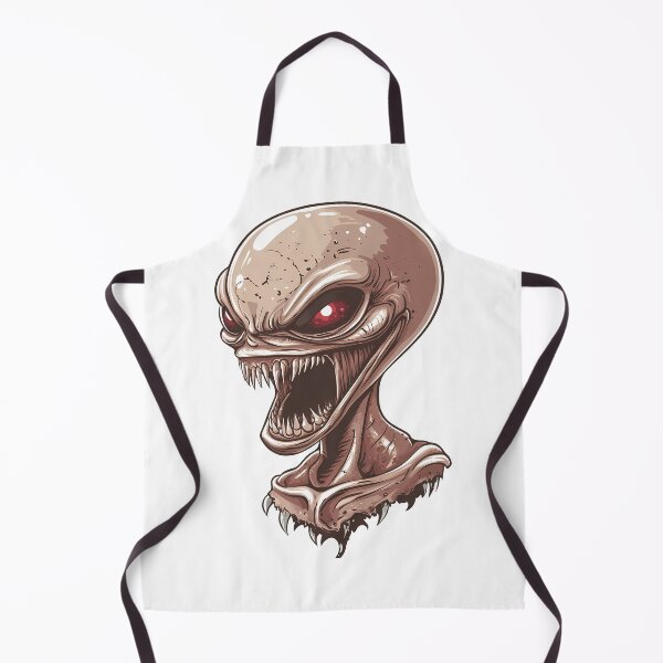 Item preview, Creepy Alien with Red Eyes Screaming designed and sold by Lilith.3x313 Vault.
