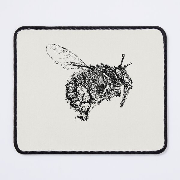 Item preview, Hairy-Footed Flower Bee 1 of 3 - (#F0EEE9) designed and sold by The Stippler Process.