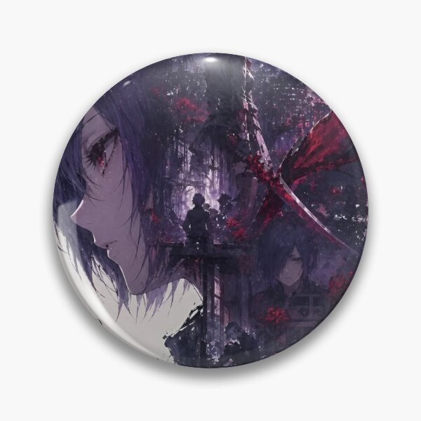 Item preview, Dark Anime Girl Aesthetic Poster | Gothic Tokyo Night Art | Purple Manga Illustration designed and sold by Dyan4.