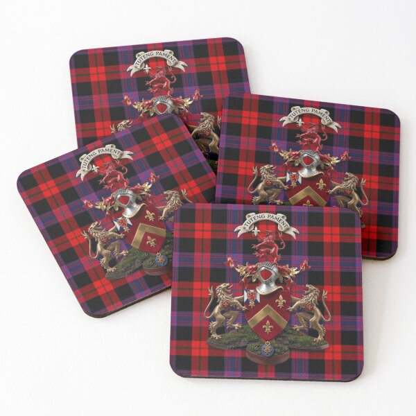 Item preview, Brown Coat of Arms and Modern Tartan designed and sold by Kirrindy Designs.