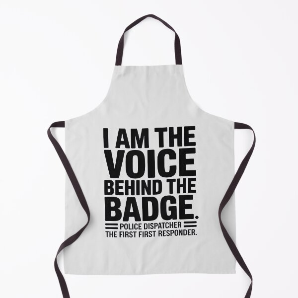 Item preview, Police Dispatcher Voice Behind The Badge Typography designed and sold by Enea Kelo.