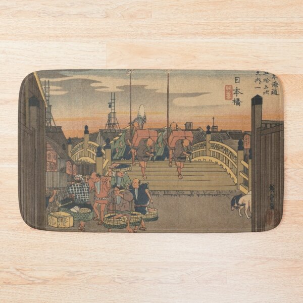 Item preview, Hiroshige Ukiyo-e: Shinagawa Sunrise - Tokaido Fifty-Three Stations designed and sold by vekotpu.