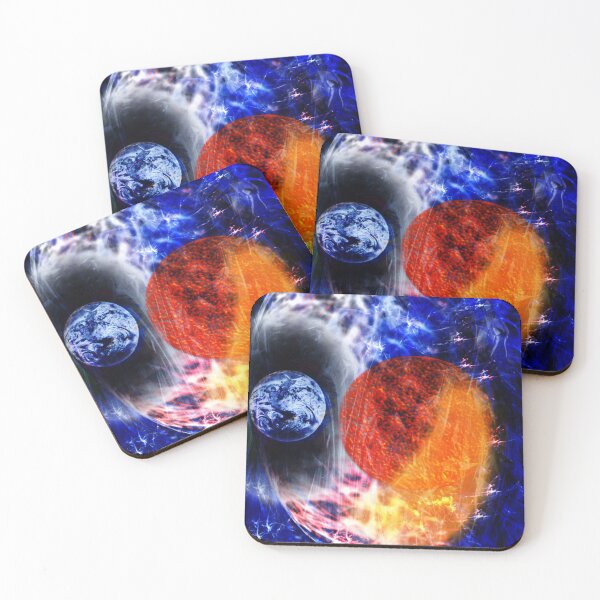 Item preview, blue planet  cosmic design  galaxy aesthetic designed and sold by  Mudikeys.