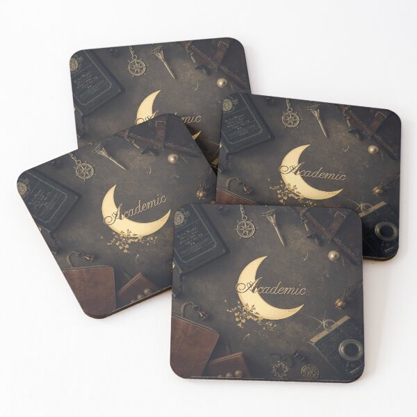 Item preview, Dark Academia Moon Aesthetic Poster designed and sold by PixelDreamInk.