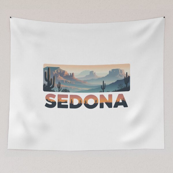 Item preview, Sedona Arizona: Word‑Art Desert Landscape designed and sold by CircinusStore.