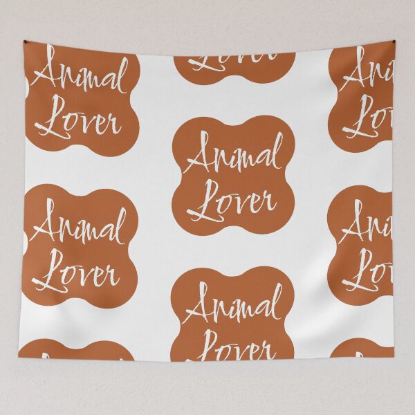 Item preview, Animal Lover typography design  designed and sold by Swati's Digital Den.