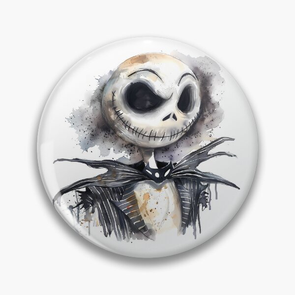 Item preview,  Jack Skellington Watercolor Portrait designed and sold by Lilith.3x313 Vault.