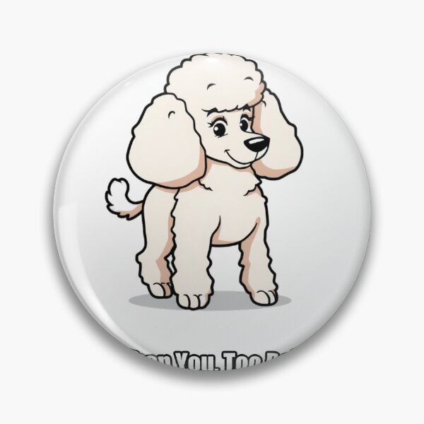 Item preview, Poodle Sticker - Smarter Than You Too Polite - Funny Poodle Gift designed and sold by pawdrops.
