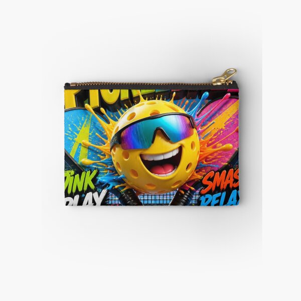 Item preview, Pickleball Smash Relax Repeat Colorful Mascot designed and sold by AgnesB77.