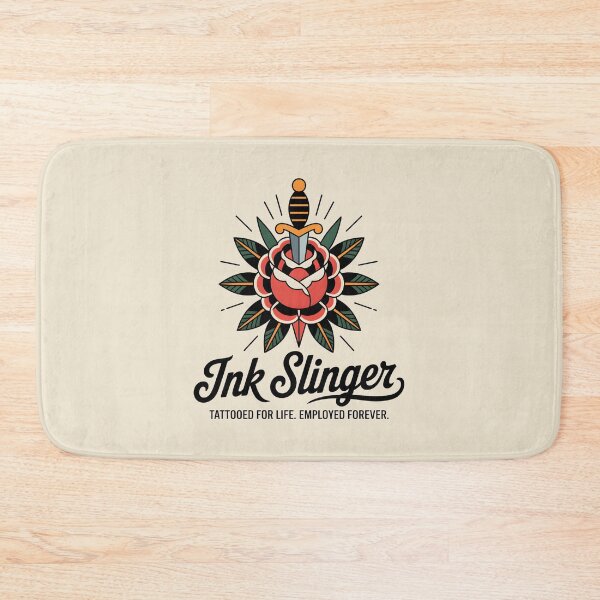 Item preview, Traditional Tattoo Dagger Rose Ink Slinger Graphic designed and sold by Enea Kelo.